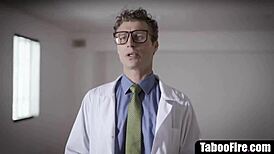 Sexaholic Teen Gets Fucked Hard in Threesome at Mental Facility