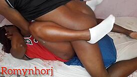 A chubby gay gives a good blow job and cums in the mouth of a mulatta