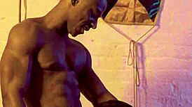 black hunk bodybuilder claims white ass interracial bareback maledom muscular domination big black cock monster cock ebony