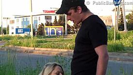 I'm Stunned by This Wild Public Gangbang Happening Right on the Street!