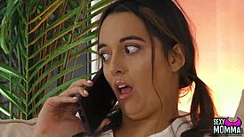 sexy step-daughter summer gets spanked by jess in hot trouble