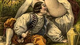 Look at this vintage cartoon illustration