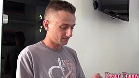 blonde trans carol penelope drilled hard from both ends in wild threesome