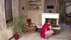 He Fucks The German Teen Maid Hard!