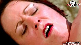 french amateur mom tries beach sex with a quick anal attempt