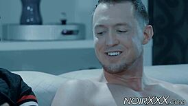 pierce paris and taye scott in suggestive anal action