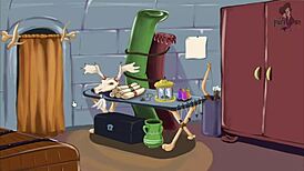 i'm brunette avatar trainer getting rough sex in part 6