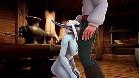 Elf Fucks Night Elf With A Blindfold In The Kitchen Warcraft Porn Parody