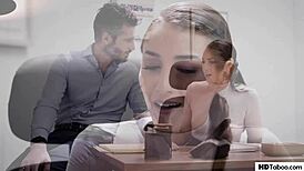 PAWG Secretary Bella Rolland Seduces Cheating Husband in Office