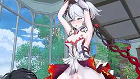 Anime Hentai Creampie in 3D Cartoon Porn