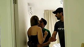 terrible whore maid gets fucked in group sex part one