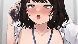 Creampie cowgirl while on the phone, oops I mean