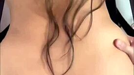 Husband Grabs Dick While I Hold It, Eyes on My Ass, Stands in Pussy, Leaves Me Sucking, Floods Pussy with Cum!