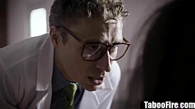 Sexaholic Teen Gets Fucked Hard in Threesome at Mental Facility