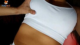 He fucks my ass without condom until cumming inside, my fan took me to hotel without telling husband 😏