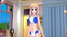 i think the schoolgirl is in the infirmary, but wait, it's koikatsu game