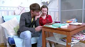 Hey, innocent student, ready for anal with your hardcore teacher?