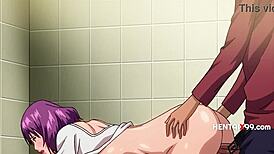 Girlfriend Takes Cum from Friends in Uncensored Hentai