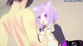 inugami korone fucks nekomata okayu intense