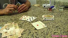 blonde trans carol penelope drilled hard from both ends in wild threesome