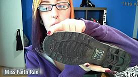hey, wanna lick my rainboots? full kinky video by miss faith rae awaits! 😈