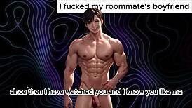 i sucked my roomies straight boyfriends cock - gay stories