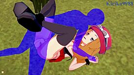 Serena and bea saito and the old man intense sex - pokémon hentai