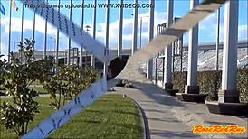 flashing panties at olimpic park sochi 2014