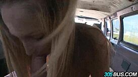 Trixie Star gets picked up for cash sex in car. Public slut action unfolds.