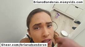 Briana Banderas Submissive Blowjob