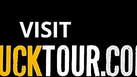 Slutty Teen 18+ Makeup Ruined and Face Covered in Semen After Sloppy Blowjob