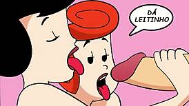 Flintstones Cartoon Family Engages In Wild Hentai Orgy With Pussy Play