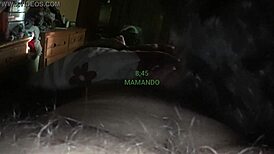 Neighbor helps wife while husband works