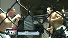 Mofozo com model with gigantic tits gets slammed by monster cock.