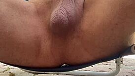 Jack Handy stretches asshole with dildo and fingering for intense solo play