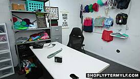 Making McKenzie Lee Strip Naked in Back Office, OMG 😳