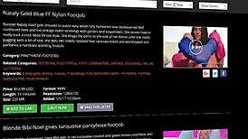 busty hungarian milf flaunts silicon tits in vintage nylon stockings