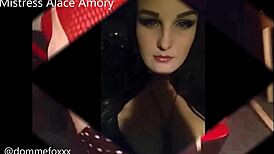 Mistress Alace Amory's foot and fetish compilation tempts with domination and big tits.
