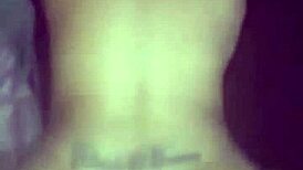 Amateur couple fucking at home after the party 😏