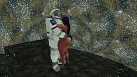 is quantum lust evolving in space with big tits?