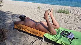 ever think a natural girl enjoys nudism at a public beach?