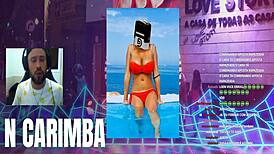 softcore solo web chat with brazilian beauty feeling relaxed and sensual