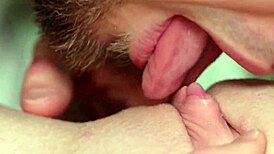 watch this close-up of pussy licking and fingering leading to a loud real orgasm?