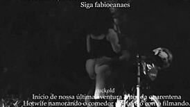 Casada Flashes on Street While Cuckold Voyeur Films Naughty Upskirt Thrills