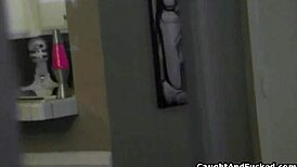 the neighbor milf with big tits sucks in this pov scene.