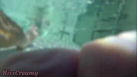 flashing my pussy at a boy in public pool