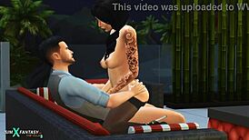 Vip escort alice spencer-kim in anime hentai scene with cowgirl and doggystyle