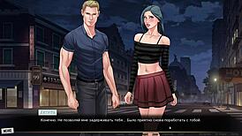 complete gameplay - our red string part 20 with horny milf cowgirl action