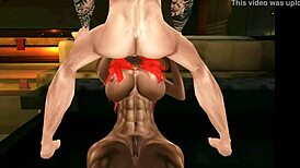 feeling intense anal pleasure with ebony model katsumiamane