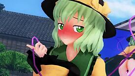 Feeling The Intense Emotions In Kokoro's Revenge As Lesbians Squirt And Play With Small Tits In This MMD Animation